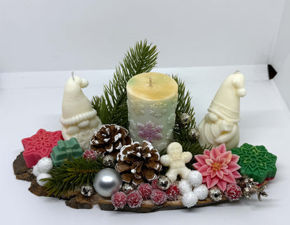 Composizione centrotavola Natalizia M